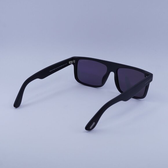 Tom Ford Polarized FT0999-N 02D Philippe Sunglasses Black Square Frame - Picture 9 of 10
